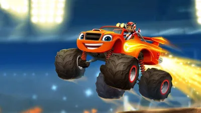 Скачать обои Blaze And The Monster Machines Скорость картинки