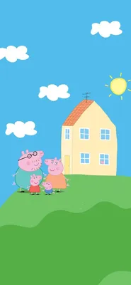 Peppa Pig Pink Heart Butterfly Childrens George Pig Emily Elephant Candy Cat Wallpaper : Amazon.co.uk: DIY \ u0026 Tools картинки