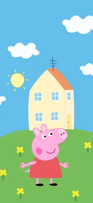 Peppa Pig House Wallpaper for Phone - Эстетические обои Peppa Pig картинки