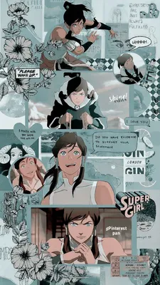 ꧔ Экран блокировки — Корра | Корра, Легенда о Корре, Корра аватар картинки