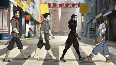 Скачать обои Легенда о Корре Iconic Walk картинки