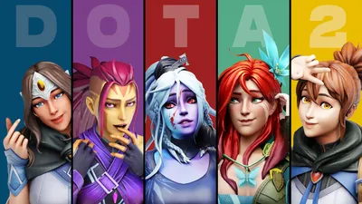 DOTA 2 Girls Fan Wallpaper 4K - DOTA 2 Game Wallpapers Gallery картинки