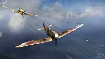 Мастерская Steam::[War Thunder] Spitfire Mk 1 и Bf 109 E-3 картинки