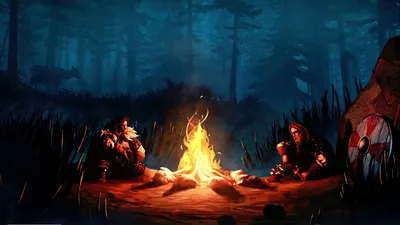 Wallpaper Engine] Valheim - Black Forest - Bonfire - YouTube картинки