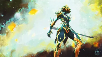 Победоносная Кора, скачать обои Warframe бесплатно картинки