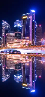 1125x2436 Singapore City Skyline 5k Iphone XS,Iphone 10,Iphone X HD 4k обои, изображения, фоны, фото и картинки картинки