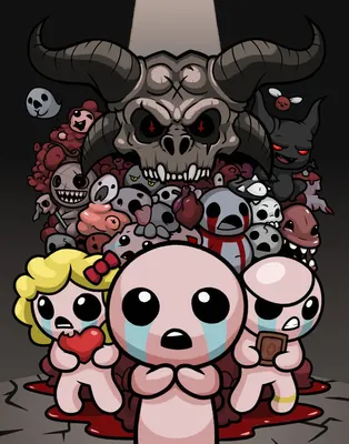 Связывание Исаака: Постер возрождения | The Binding of Isaac, Исаак, Игровой арт картинки