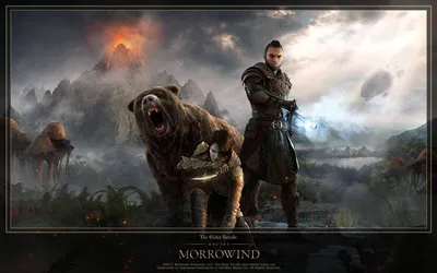 Загрузите новые обои ESO: Morrowind Hero Art — The Elder Scrolls Online картинки