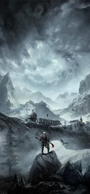 Лучшие The Elder Scrolls iPhone X HD обои - iLikeWallpaper картинки