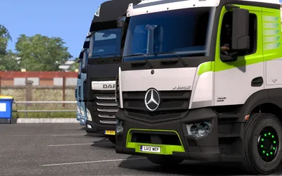 Грузовики, Mercedes Benz, Euro Truck Simulator 2 обои HD / Обои для рабочего стола и мобильного телефона картинки