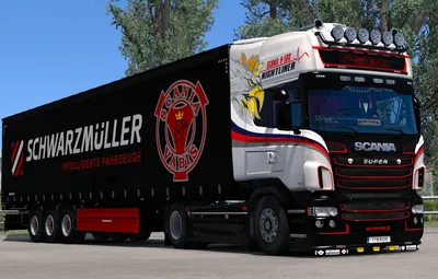 Обои игра, грузовик, Euro Truck Simulator 2, SCS Software, SCANIA R-580 картинки на рабочий стол, раздел игры - скачать картинки