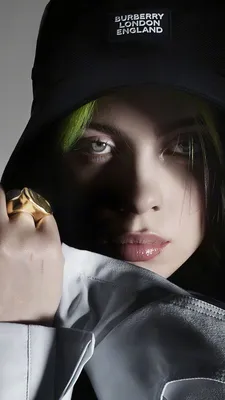 Billie Eilish Black Cap 4K Ultra HD Мобильные обои картинки