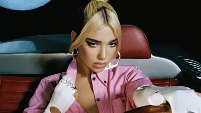 65983 Dua Lipa 4K, Крупный план, Английский, Певица, Серьги, Лицо - редкая галерея HD обои картинки