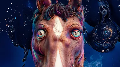 BoJack Horseman Wallpaper 4K, Humanoid Horse, 3D Art, Graphics CGI, #9540 картинки