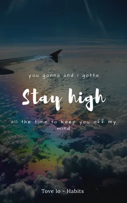 Обои Stay High ( Habits ) - Tove lo | Туве ло привычки, Привычки остаются высокими, Туве любовь картинки