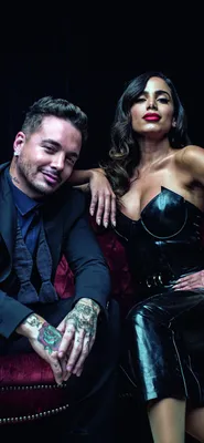 1125x2436 J Balvin And Anitta Iphone XS,Iphone 10,Iphone X HD 4k обои, изображения, фоны, фото и картинки картинки