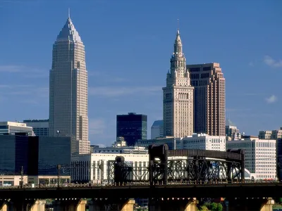 Cleveland Skyline Wallpapers - Лучшие бесплатные обои Cleveland Skyline Backgrounds картинки