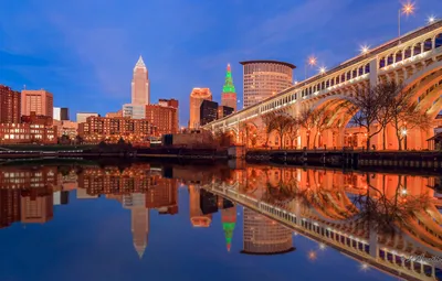 Cleveland Skyline Wallpapers - Лучшие бесплатные обои Cleveland Skyline Backgrounds картинки