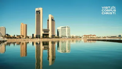 Hafen-Skyline in Corpus Christi, Texas, Vereinigte Staaten von Amerika, Nordamerika Stockfotografie - Alamy картинки