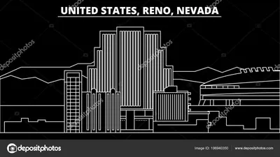 Reno NV USA White City Map Плакат от City Map Art Prints | Общество6 картинки