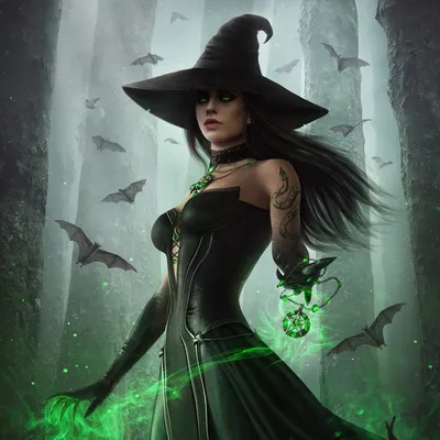 2932x2932 Dark Fantasy Witch 5k Ipad Pro Retina Display HD 4k обои, изображения, фон, фото и картинки картинки