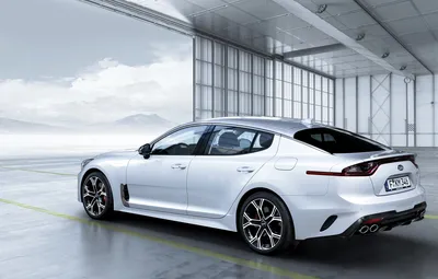 Kia Stinger, 2018, автомобиль, автомобили, красный, горизонт, HD обои для рабочего стола картинки