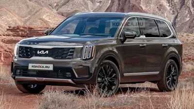 Рендеринг Kia Telluride 2023 модельного года после появления шпионского видео картинки