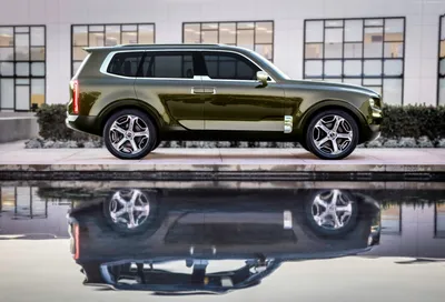 110476 Kia Telluride, NAIAS 2016 - Редкая галерея HD обои картинки