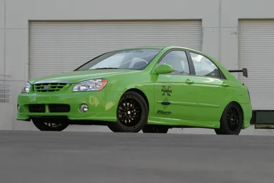 Kia Spectra Green Scream 2004 года выпуска картинки