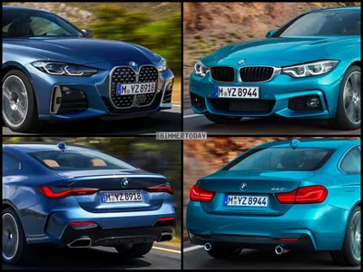 BMW 4er 2020: Neuer G22 и Vorgänger F32 в Bild-Vergleich картинки