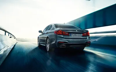 Скачать обои BMW 5 серии 2017 года картинки