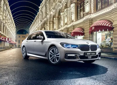 BMW 750Li xDrive M Sport (G12) 2015 обои (3425x2480) картинки