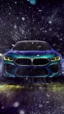 iPhoneXpapers.com | iPhone X обои | bl32-art-bmw-автомобиль-дорога-синий картинки