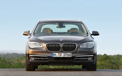 2012 BMW 7 Series Long Wheelbase Статика Передние обои | BMW 7 Series 2012 года с длинной колесной базой, статический передний сток фото картинки