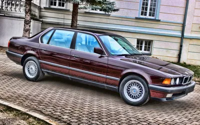 Скачать обои BMW 7-Series, E32, low rider, 1989 cars, retro cars, BMW 740il, BMW E32, german cars, BMW для монитора с разрешением 2880x1800. Высококачественные обои HD картинки картинки