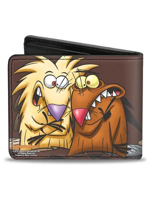 Мультяшное шоу Angry Beavers Norbert Daggett Crazy Face Bi-Fold Wallet - Walmart.com картинки