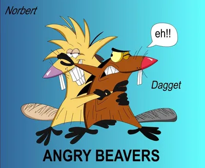 Логотип Angry Beavers ReSpooted Circle (коллаборация) от DoraeArtDreams-Aspy на DeviantArt картинки