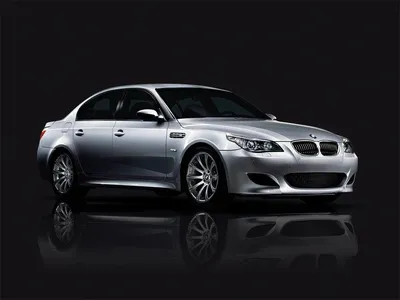 BMW E60 Серебряные Обои картинки