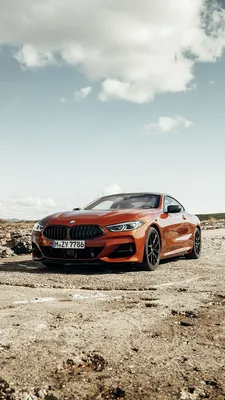 Фотографии BMW 2018 8-Series M850i ​​xDrive G15 Coupe Rot авто 1080x1920 картинки