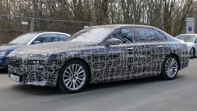 BMW 7er (2023): прототип с etwas weniger Tarnung erwischt картинки