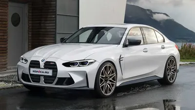 BMW M3 G80 (2021): Точный рендеринг на основе новых шпионских снимков вместе с M4 картинки