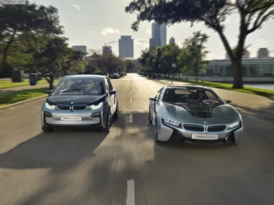 Новые обои для рабочего стола BMW i3 Concept & BMW i8 Concept картинки