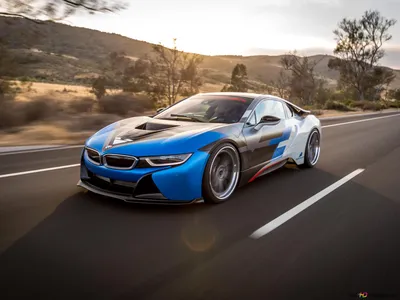 BMW i8 4K скачать обои картинки