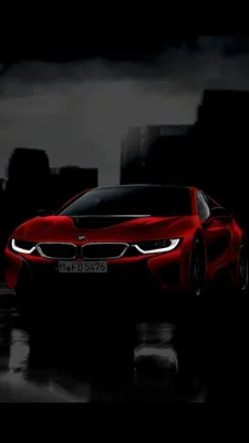 25+] BMW i8 Красные обои картинки