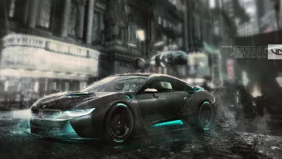 Обои 4k Bmw I8 Art Обои картинки