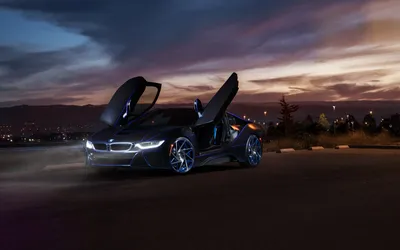 Великолепный новый BMW i8 HD обои - WallpaperFX картинки