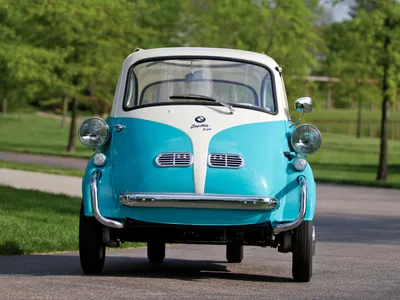 1957, Bmw, Isetta, 300, Us spec, Ретро обои HD / Обои для рабочего стола и мобильного телефона картинки