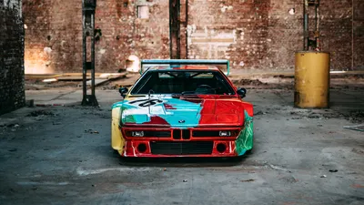 BMW M1 Group 4 Racing Version Art Car от Andy Warhol Italdesign 1979 4K Wallpaper - HD Car Wallpapers #13000 картинки