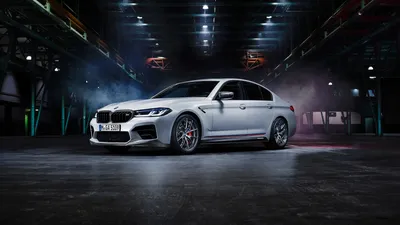 447302 4K, автомобиль, BMW M5, слабое освещение, автомобиль, прожекторы, промышленные, белые автомобили - Rare Gallery HD Wallpapers картинки