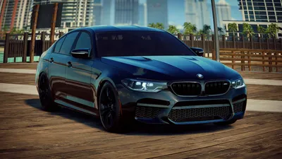 BMW M5 F90 Need For Speed ​​Heat 4K Car Carbon Fibre City Dock Обои - Разрешение: 1920x1080 - ID: 1301288 - wallha.com картинки